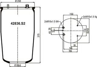 Pistonsuz Körük 42836 S2
