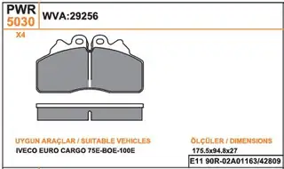 Disk Balatası Knorr WABCO Meritor